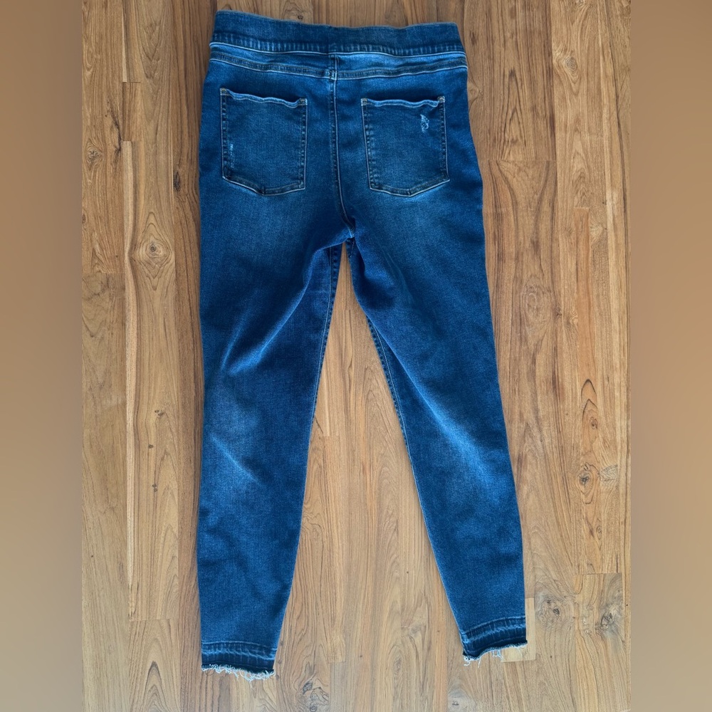 SPANX Dark Wash Blue Jeggings - Picture 3 of 15